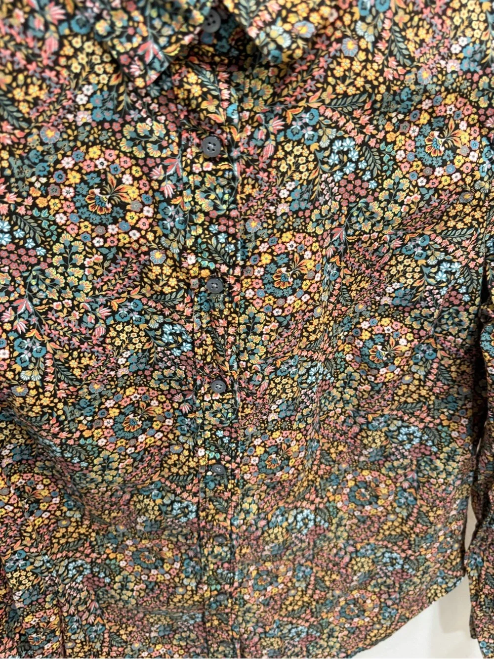 J Crew Liberty Art Fabric Little Marquess Print Button Front Shirt Sz 10 Floral